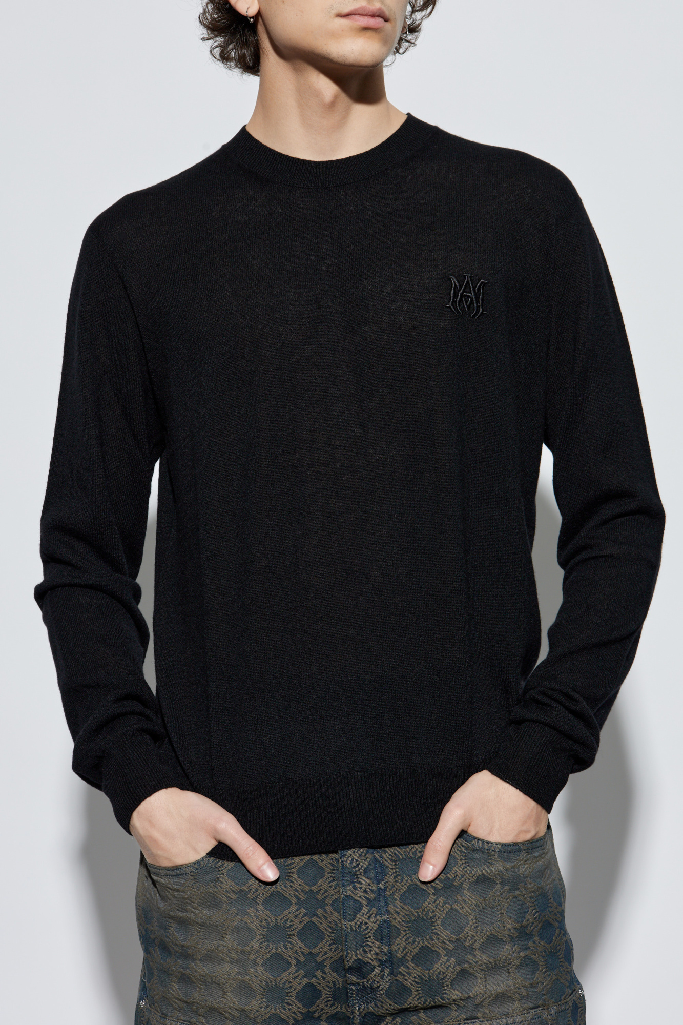 amiriブラック セーター Amiri Cashmere sweater | Men's | Vitkac